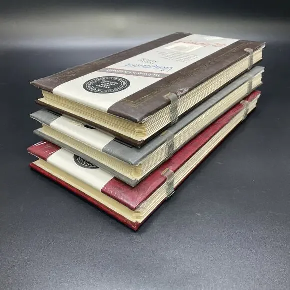 New Set of 3 Webway Orig Vanguard Photo Albums 72 Pockets USA W-35T Expandable